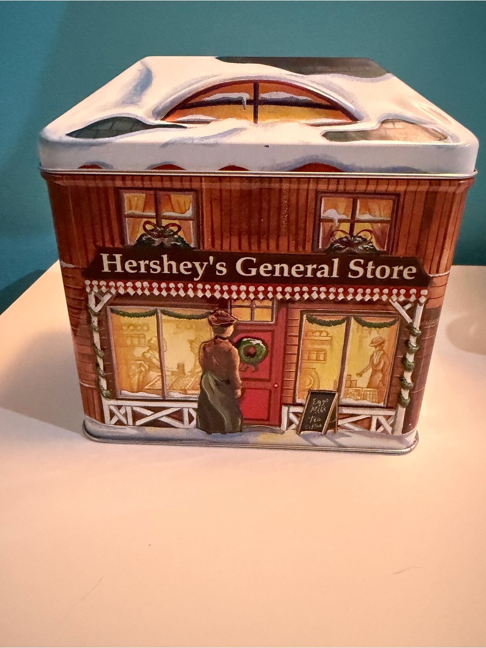 Hershey's General Store Decorative Tin - Brown & Red